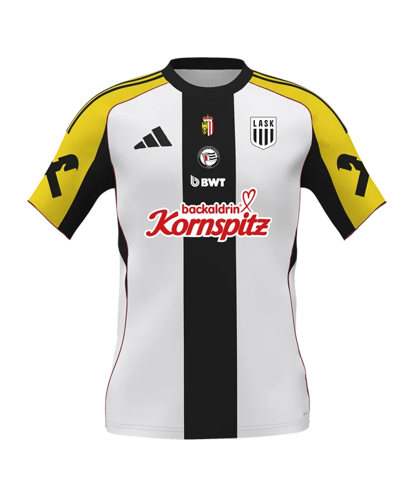 adidas LASK Trikot Home Authentic Version 2025/2026 Weiß
